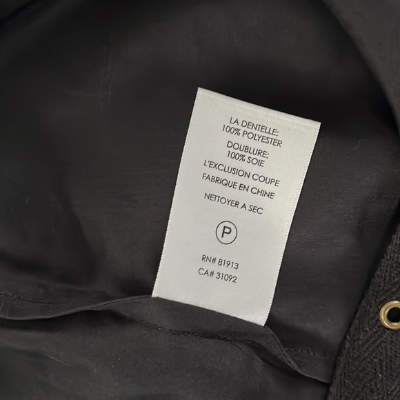 Tracy Reese New York Vintage Mini Skirt with Grommets / Lace Overlay - Size 10 - Picture 5 of 10